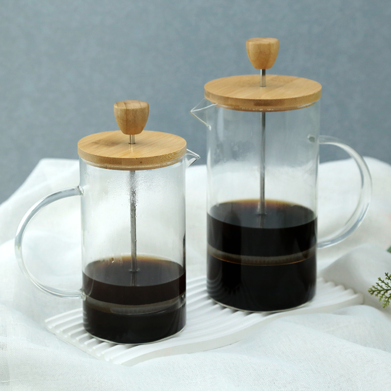 Coffee Maker Custom Logo Glass French Coffee Press