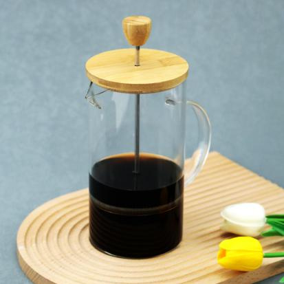 Coffee Maker Custom Logo Glass French Coffee Press